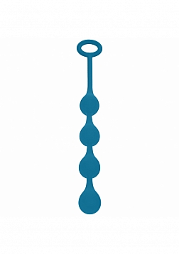 LEVELZ - Bolas anales de silicona Waterdrop - S - 20 mm - Verde azulado