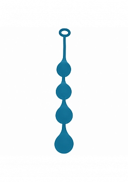 LEVELZ - Bolas anales de silicona Waterdrop - L - 40 mm - Verde azulado